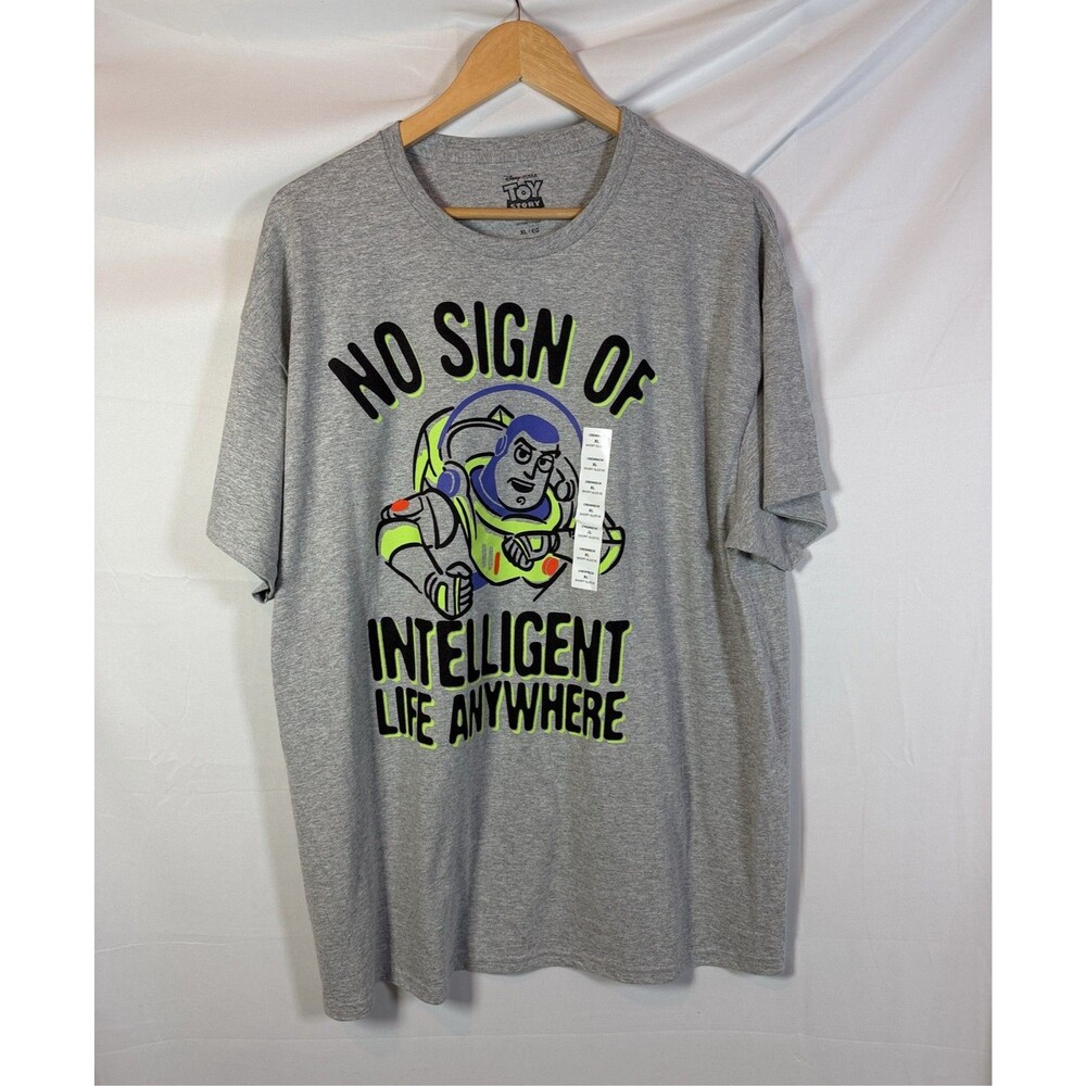 Disney Toy Story Buzz Lightyear No Sign of Intelligent Life T-Shirt XL